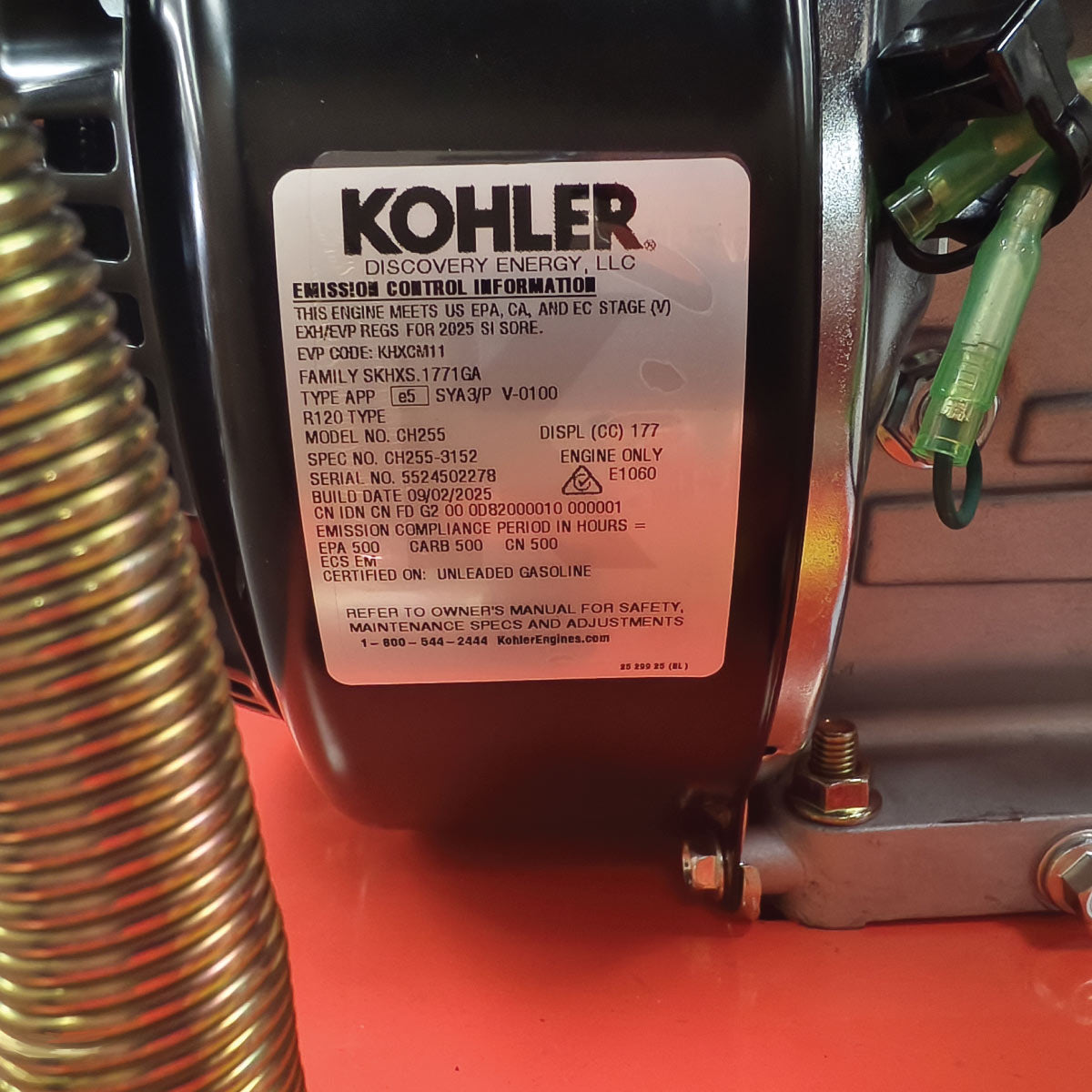 TMG-PC150-1K vibratory plate compactor with 5.5 HP Kohler engine and 5600 lb compaction force
