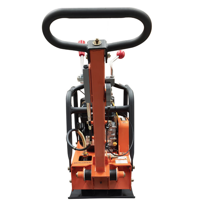 TMG-PC150-1K vibratory plate compactor with 5.5 HP Kohler engine and 5600 lb compaction force
