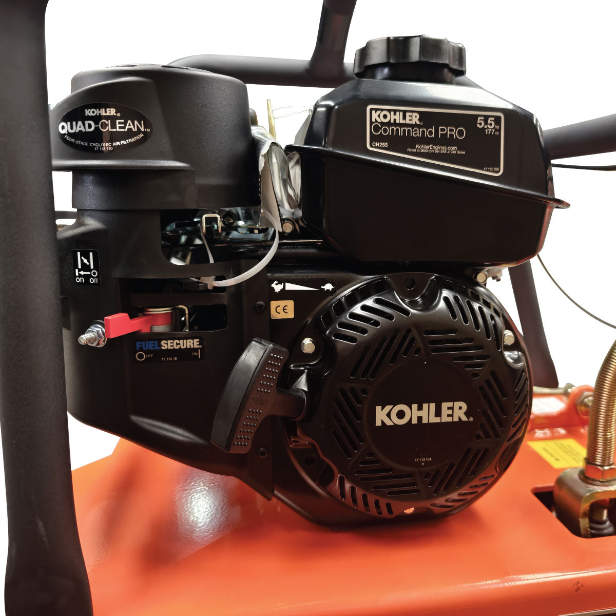 TMG-PC150-1K vibratory plate compactor with 5.5 HP Kohler engine and 5600 lb compaction force
