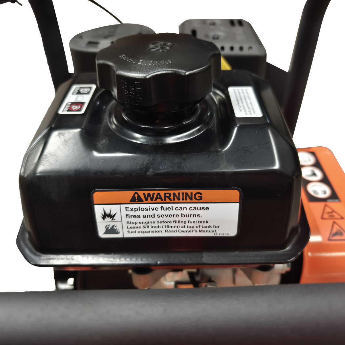 TMG-PC150-1K vibratory plate compactor with 5.5 HP Kohler engine and 5600 lb compaction force
