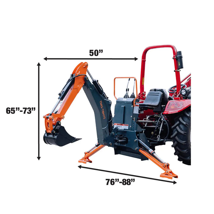 TMG 6' 3-Point Backhoe Attachment with 12