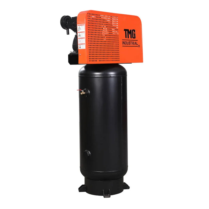 TMG Industrial 60 Gallon 5 HP Stationary Electric Air Compressor, 5 Min Fill Time, 230V Induction Motor, Vertical Tank, TMG-ACE65