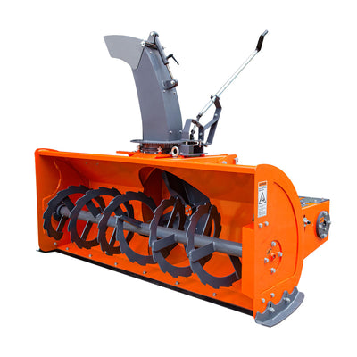 TMG-TBS60 60" 3-point hitch snow blower with 24" impeller and 360° rotating chute
