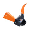 6" 3-Point Hitch Wood Chipper, Reversible/Hardened Blades, 360° Swiveling Chute, TMG-WC65(Previously TMG-WC62)