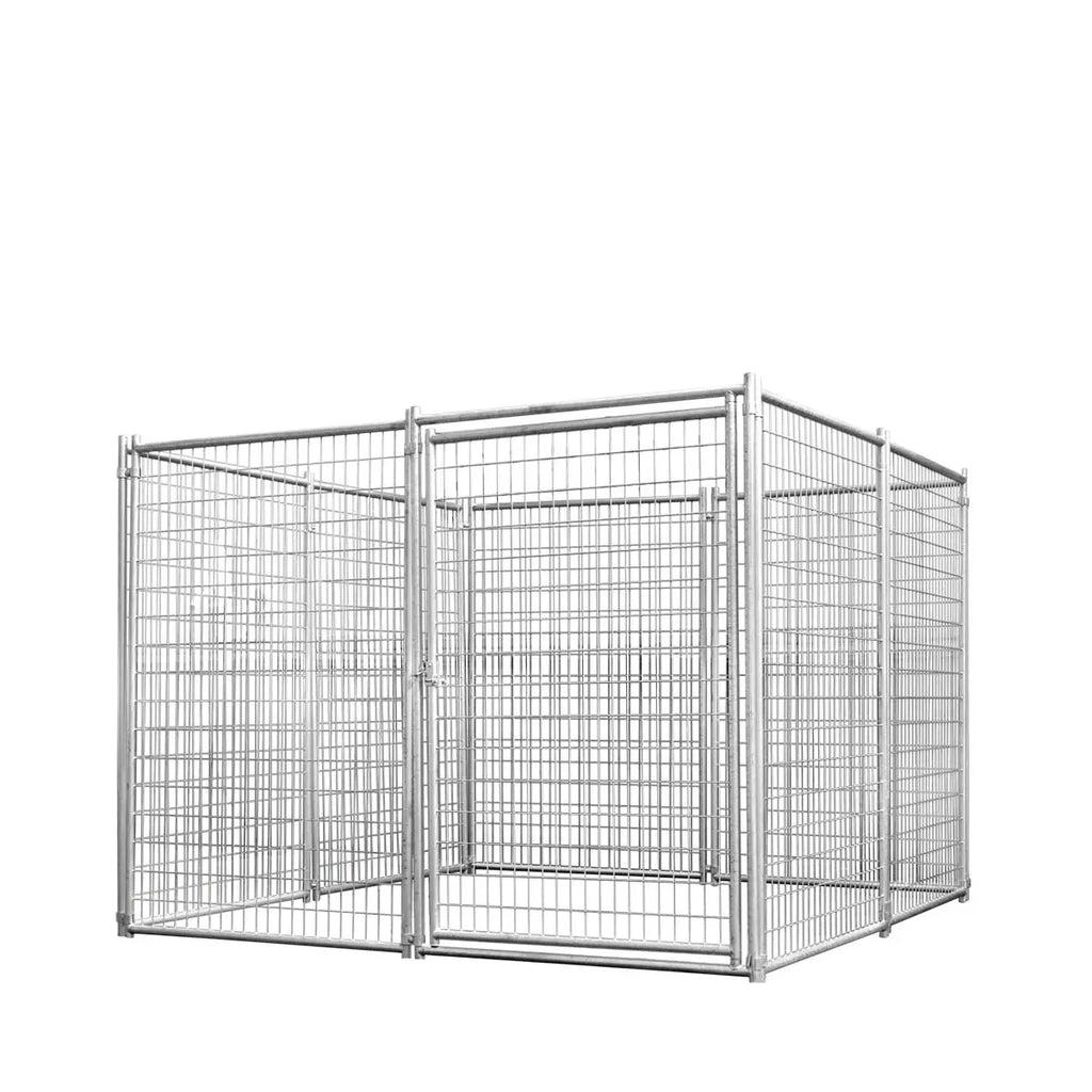 8' x 8' Galvanized Dog Kennel, Easy Assembly | TMG Industrial
