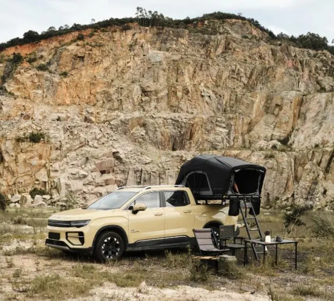 Car Roof Top Tent, 140cm Entry level, Aluminium Fold Out Style, Waterproof, Windproof, DOBA-CRT140