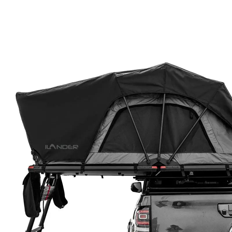 140cm Roof Top Tent, Fold-Out Aluminum Design, Removable Ladder, Waterproof & Windproof, DOBA-CRT140