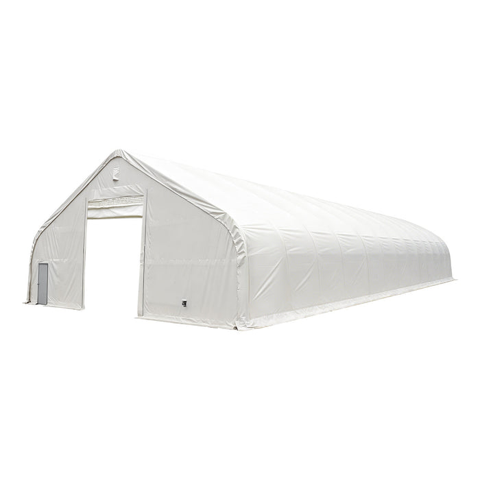 Snow Series 50' x 80' Dual-Truss Pre-Engineered Storage Shelter, Rated Snow Load 35 PSF & Wind Load 100 km/h, TMG-DTE5080-SR35