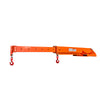 Forklift Telescoping Jib Crane, 6600 lb Capacity, Adjustable 30” - 138” Boom, Lock Pin Shaft, TMG-FJC66