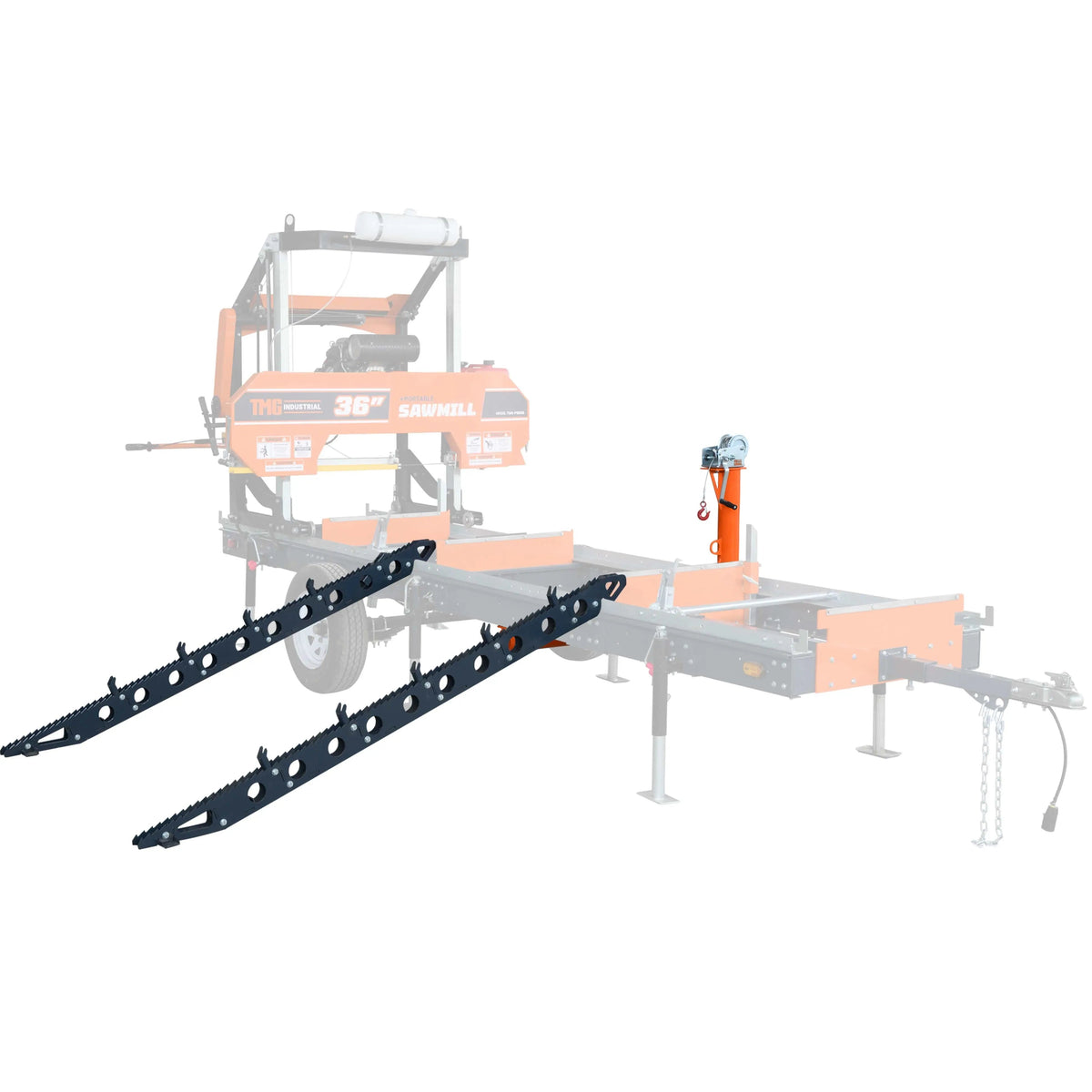 Log Loading/Rolling & Ramp Package for TMG-PSM36, 2-Speed Winch, 88