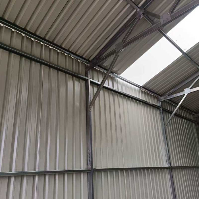 30' x 50' Metal Garage Shed – Steel Building with 11’ Clearance High Front Doors, Side Entry Door, 16 GA Steel Structure TMG-MS3050 TMG Industrial