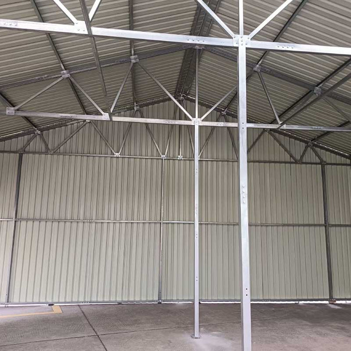 30' x 50' Metal Garage Shed – Steel Building with 11’ Clearance High Front Doors, Side Entry Door, 16 GA Steel Structure TMG-MS3050 TMG Industrial