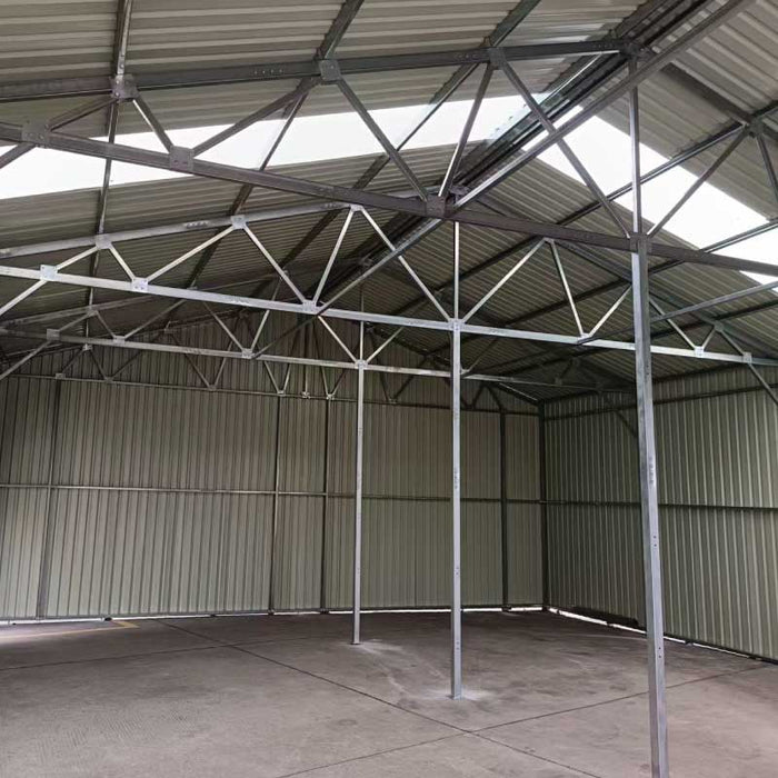 30' x 50' Metal Garage Shed – Steel Building with 11’ Clearance High Front Doors, Side Entry Door, 16 GA Steel Structure TMG-MS3050 TMG Industrial