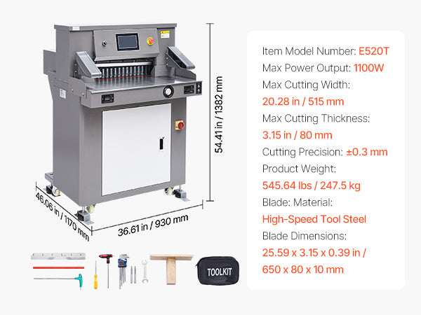 Electric Paper Cutter 20.3