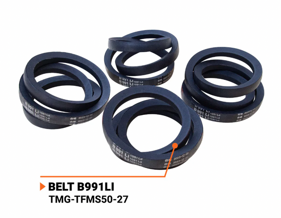 TMG-TFM60/68/72-26 Belt B991Li, Pack of 8, Work with TMG-TFMS50/60/72-27 and TMG-TFMO50/60/70-48