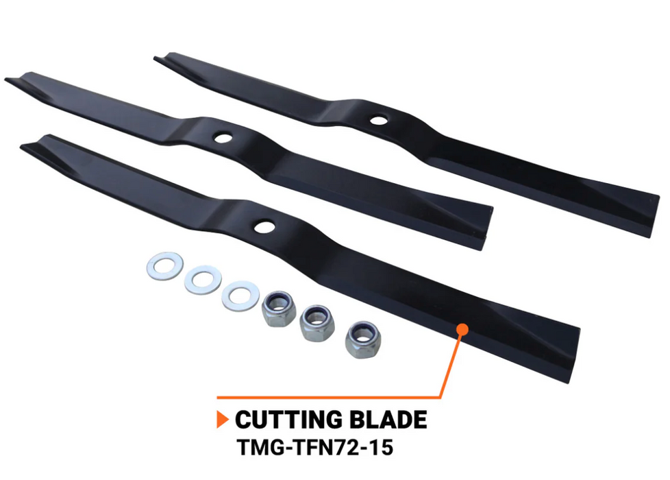 TMG-TFN72-15 Blades, Pack of 3, Hardware Included