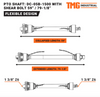 TMG-DC-05B-1500 PTO Shaft for TMG-TST48/70