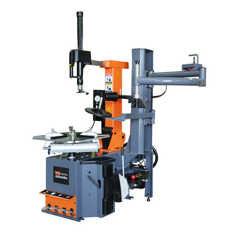 TMG-TC28A Semi Automatic Tire Changer with pneumatic assist arm, 14"-28" rim clamping, CETL certified, 2 HP motor
