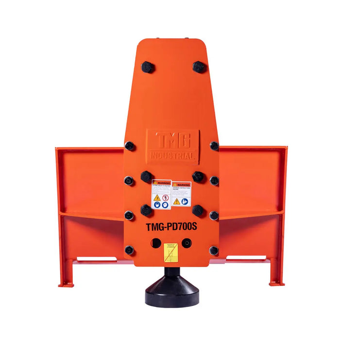 TMG Industrial Skid Steer Post Pounder, 8” Post Diameter, 700 Ft-lb Energy Class, 500-900 BPM Pounding Rate, TMG-PD700S