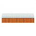 Snow Series 50' x 80' dual truss container shelter with 32 oz PVC cover, 35 PSF snow load, TMG-DT5080-SR35
