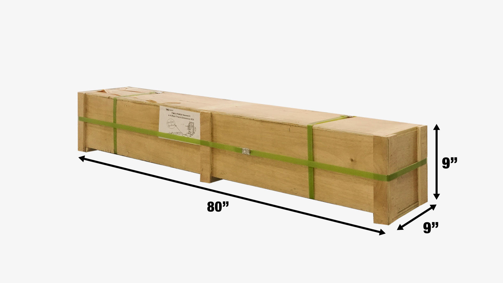TMG Industrial 6-ft Track Extension Kit for TMG-PSM30 Portable Sawmill, SKU# TMG-PSM30-6EX-shipping-info-image