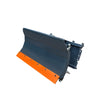 48" Mini Skid Steer Dozer Blade / Snow Pusher, 30° Left & Right, Bolt-On Cutting Edge, Bobcat Mini Quick Mount, TMG-DB48BM