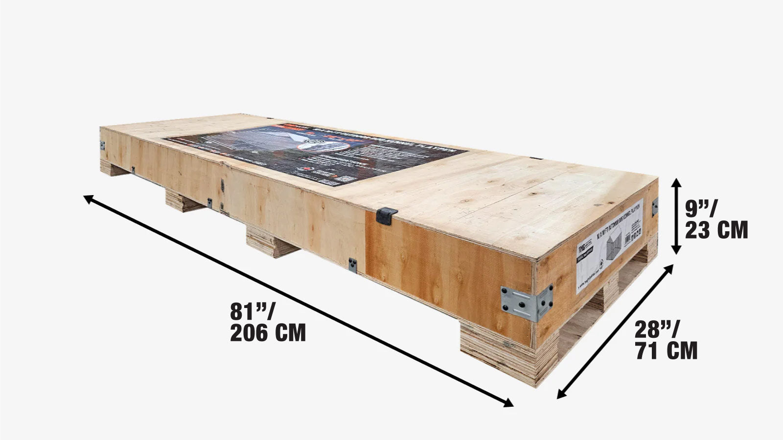 10’ x 10’ Outdoor Dog Kennel Playpen w/Cover, Outdoor Dog Runner, Pet Exercise House, Lockable Gate, 6’ Chain-Link Fence, TMG-DCP1010-shipping-info-image