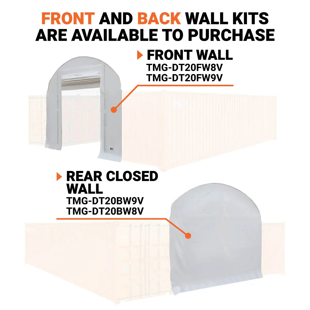Pro Series 20' x 40' Dual Truss Container Shelter with Heavy Duty 17 oz PVC Cover, TMG-DT2041CV (Previously DT2040CV) TMG Industrial