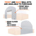 30' x 20' Dual Truss Container Shelter with Heavy Duty 17 oz PVC Cover, TMG-DT3020C - TMG Industrial