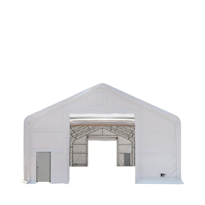 30' x 60' Dual Truss Storage Shelter with Heavy Duty 17 oz PVC Cover & Drive Through Doors TMG-DT3062 (Previously TMG-DT3061)