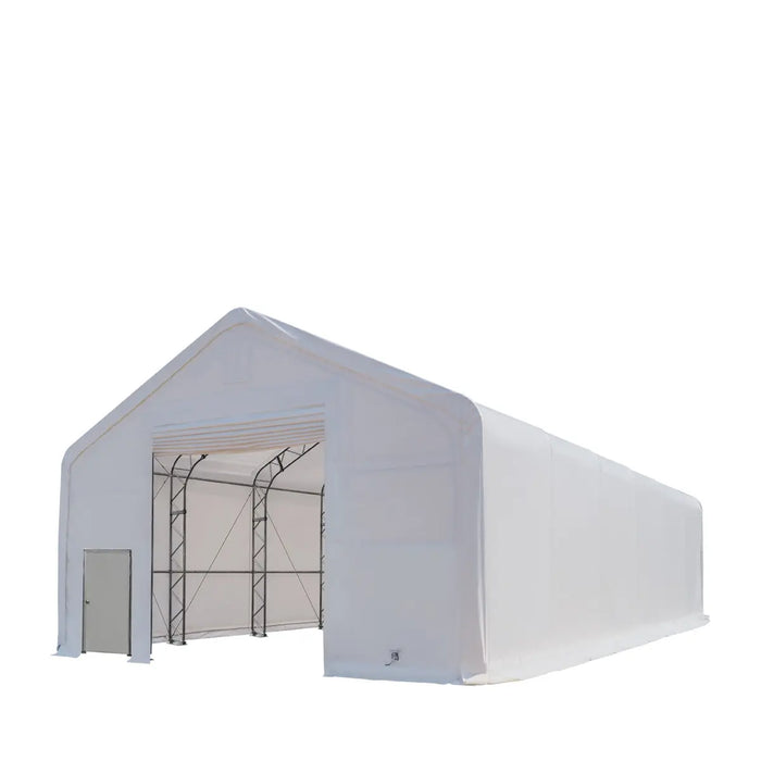 30' x 60' Dual Truss Storage Shelter with Heavy Duty 17 oz PVC Cover & Drive Through Doors TMG-DT3062 (Previously TMG-DT3061)