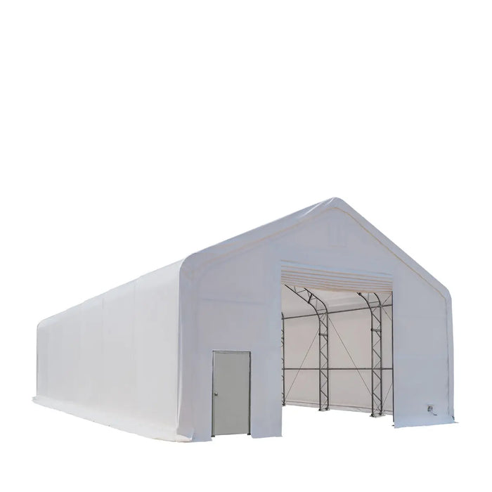 30' x 60' Dual Truss Storage Shelter with Heavy Duty 17 oz PVC Cover & Drive Through Doors TMG-DT3062 (Previously TMG-DT3061)