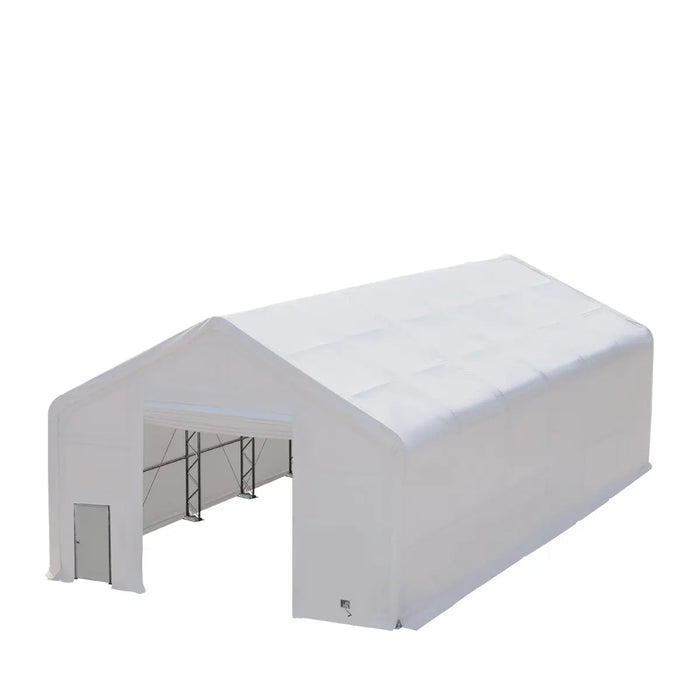 30' x 60' Dual Truss Storage Shelter with Heavy Duty 17 oz PVC Cover & Drive Through Doors TMG-DT3062 (Previously TMG-DT3061)