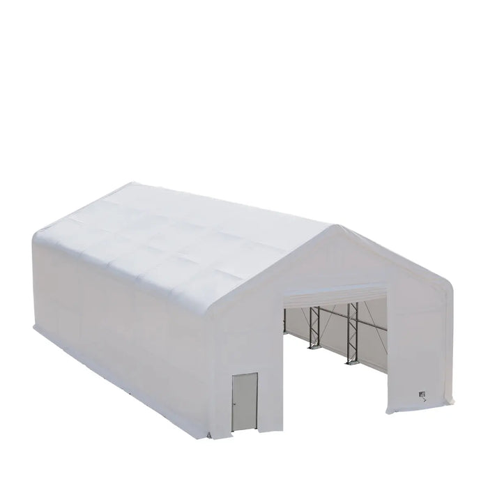 30' x 60' Dual Truss Storage Shelter with Heavy Duty 17 oz PVC Cover & Drive Through Doors TMG-DT3062 (Previously TMG-DT3061)