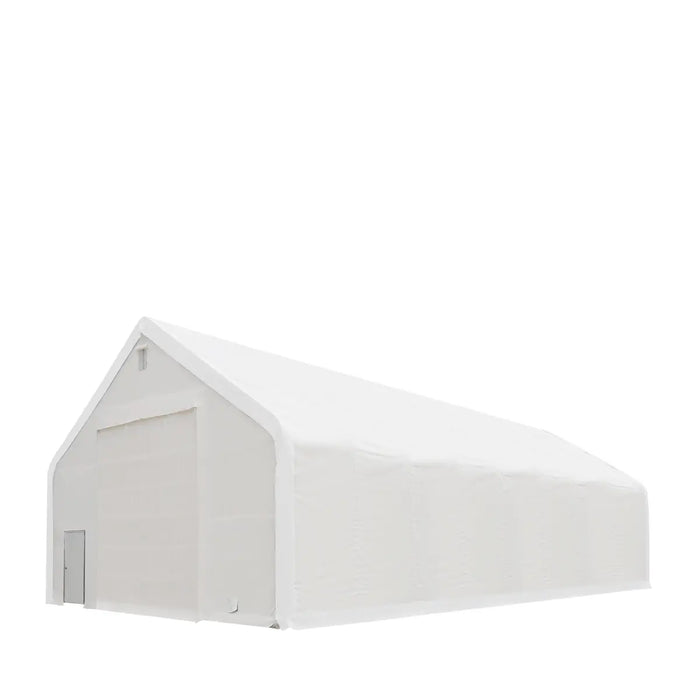 Snow Series™ 40' x 80' Dual Truss Storage Shelter, 35 PSF Snow Load Rated, Engineering Drawing, Heavy Duty 21 oz PVC Cover & Drive Through Doors, TMG-DTE4080-SR35