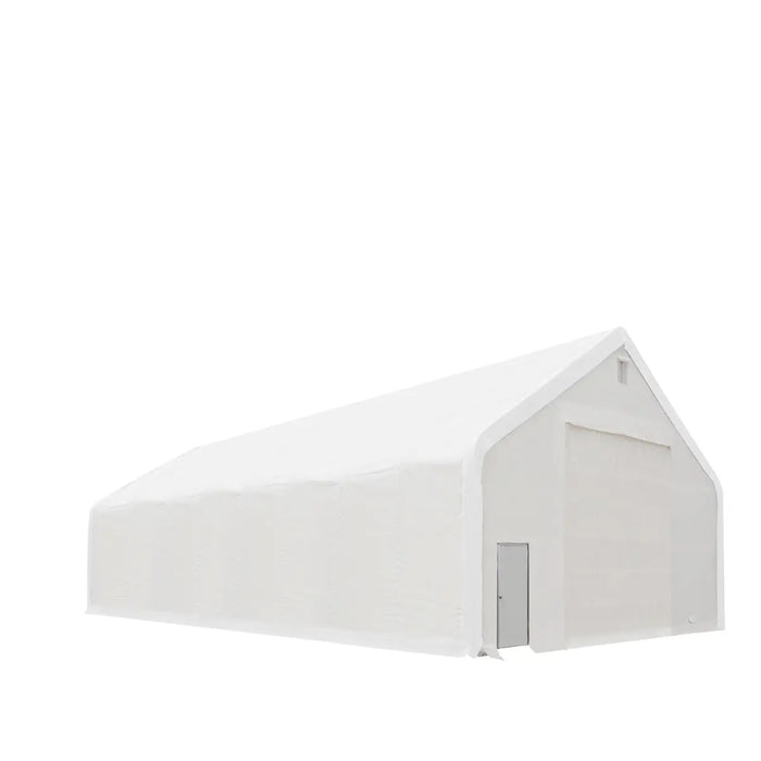 Snow Series™ 40' x 80' Dual Truss Storage Shelter, 35 PSF Snow Load Rated, Engineering Drawing, Heavy Duty 21 oz PVC Cover & Drive Through Doors, TMG-DTE4080-SR35