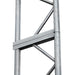 Snow Series 40' x 80' Dual Truss Storage Shelter galvanized steel truss close-up detail.
