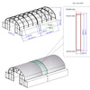 Connection Kit for Connecting Two TMG 40’ Wide Container Shelters, TMG-DT40CNT