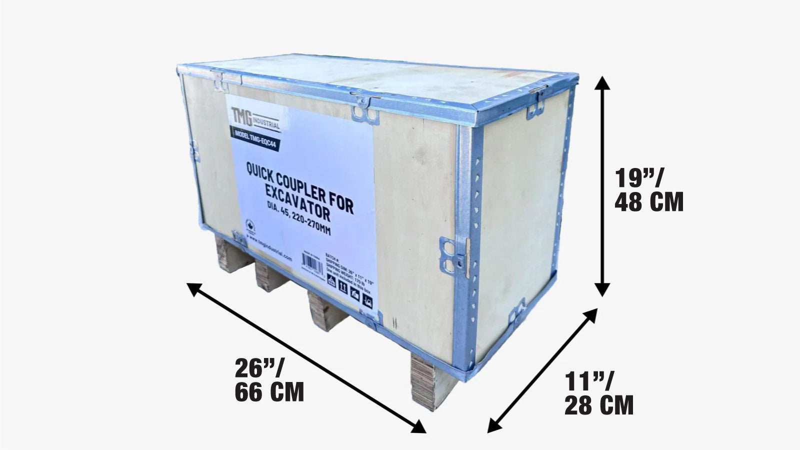 Quick Coupler for Excavator, 1-¾