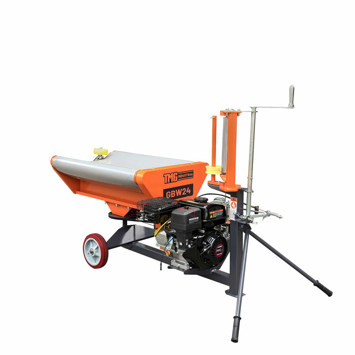 24" x 28" Bale Wrapper, 5.5 HP Gas Engine, Adjustable Film Layers, 20" - 24" Round Bales, TMG-GBW24