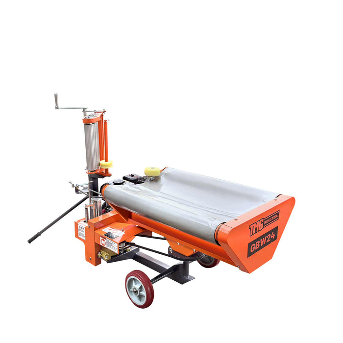 24" x 28" Bale Wrapper, 5.5 HP Gas Engine, Adjustable Film Layers, 20" - 24" Round Bales, TMG-GBW24
