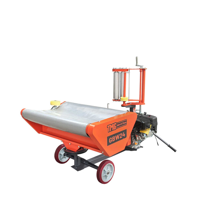 24" x 28" Bale Wrapper, 5.5 HP Gas Engine, Adjustable Film Layers, 20" - 24" Round Bales, TMG-GBW24