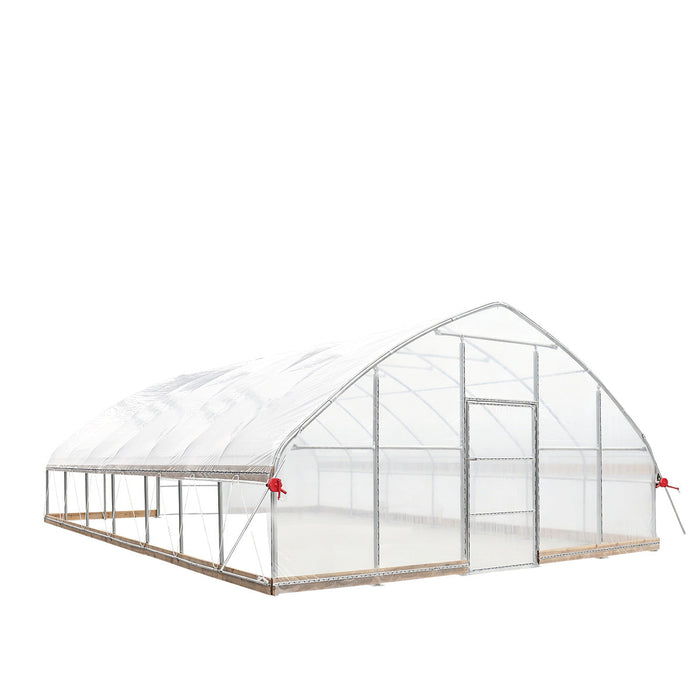 20' x 30' Tunnel Greenhouse Grow Tent w/12 Mil Ripstop Leno Mesh Cover, Cold Frame, Roll-up Windows, Peak Ceiling Roof, TMG-GH2030-V2 (Previously GH2030)