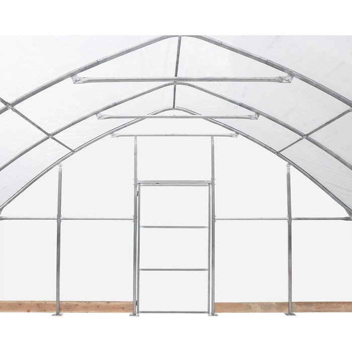20' x 30' Tunnel Greenhouse Grow Tent w/12 Mil Ripstop Leno Mesh Cover, Cold Frame, Roll-up Windows, Peak Ceiling Roof, TMG-GH2030-V2 (Previously GH2030)