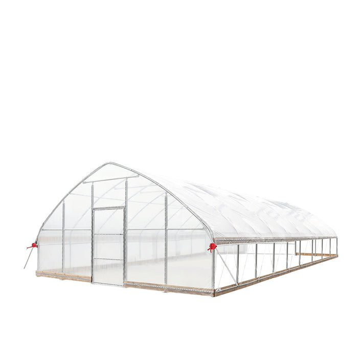 20' x 40' Tunnel Greenhouse Grow Tent w/12 Mil Ripstop Leno Mesh Cover, Cold Frame, Roll-up Windows, Peak Ceiling Roof, TMG-GH2040-V2(Previously GH2040)