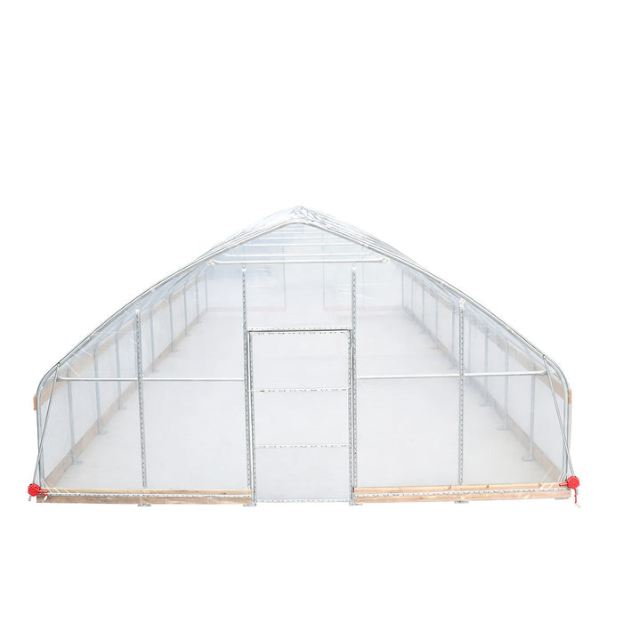 20' x 40' Tunnel Greenhouse Grow Tent w/12 Mil Ripstop Leno Mesh Cover, Cold Frame, Roll-up Windows, Peak Ceiling Roof, TMG-GH2040-V2(Previously GH2040)