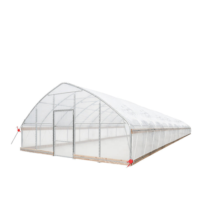 20' x 50' Tunnel Greenhouse Grow Tent w/12 Mil Ripstop Leno Mesh Cover, Cold Frame, Roll-up Windows, Peak Ceiling Roof, TMG-GH2050-V2 (Previously GH2050)