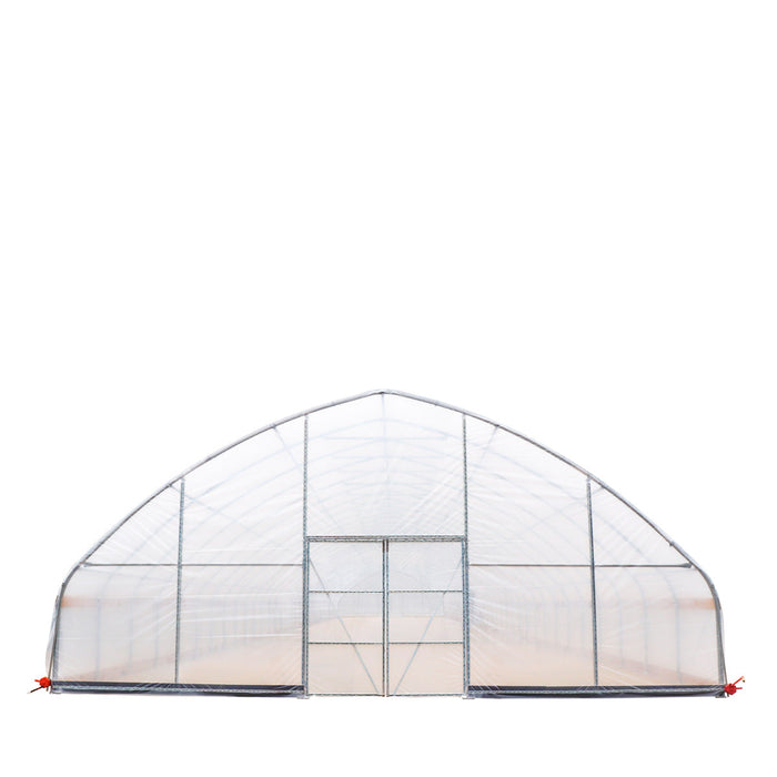 30' x 120' Commercial Tunnel Greenhouse with 6 Mil Clear Poly Covers and Roll-Up Sides TMG-GH30120-V2 (Previously GH30120)