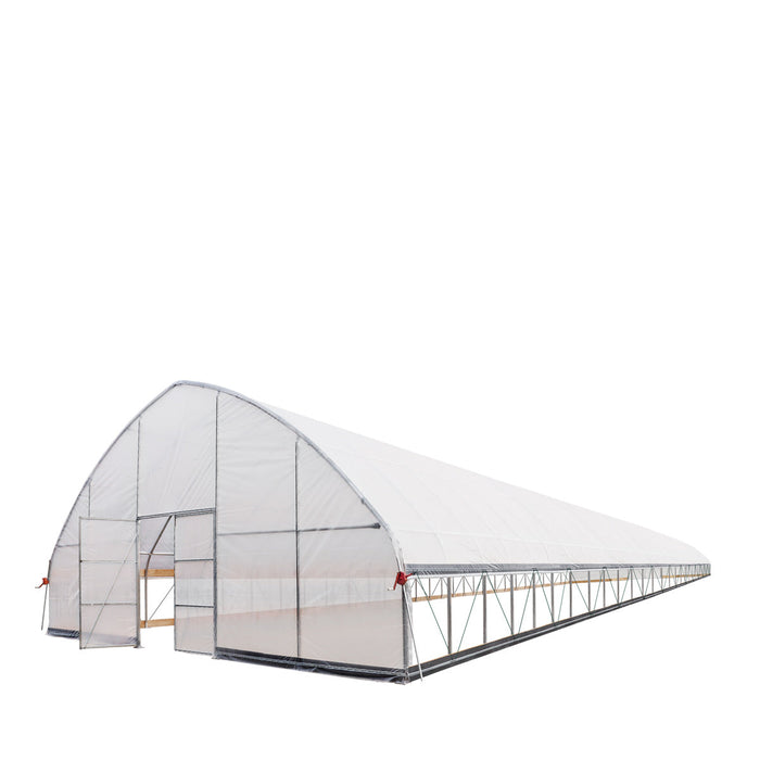 30' x 120' Commercial Tunnel Greenhouse with 6 Mil Clear Poly Covers and Roll-Up Sides TMG-GH30120-V2 (Previously GH30120)