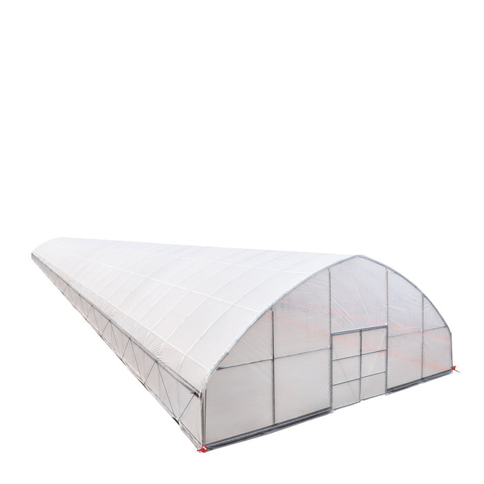 30' x 120' Commercial Tunnel Greenhouse with 6 Mil Clear Poly Covers and Roll-Up Sides TMG-GH30120-V2 (Previously GH30120)